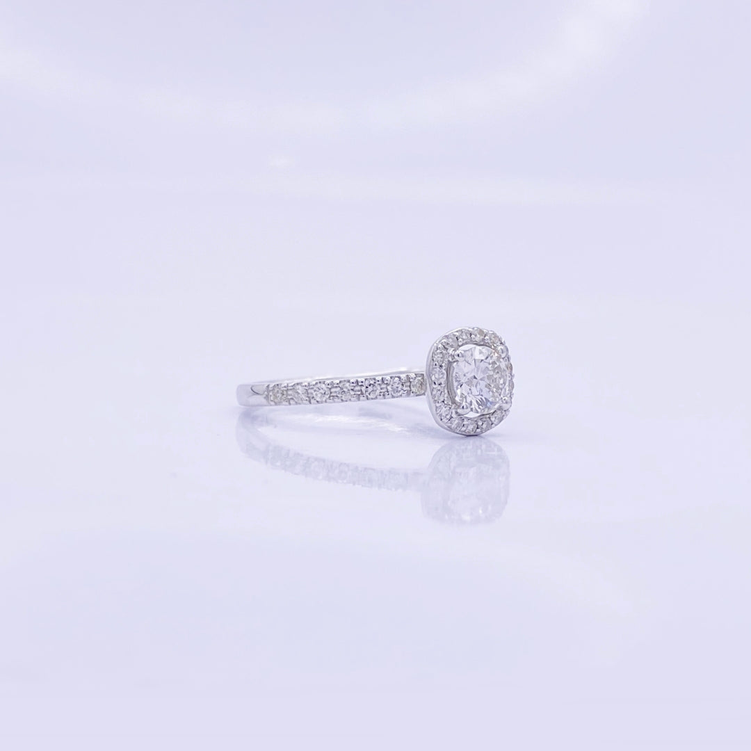 Halo Solitaire Diamond Ring - R92/8