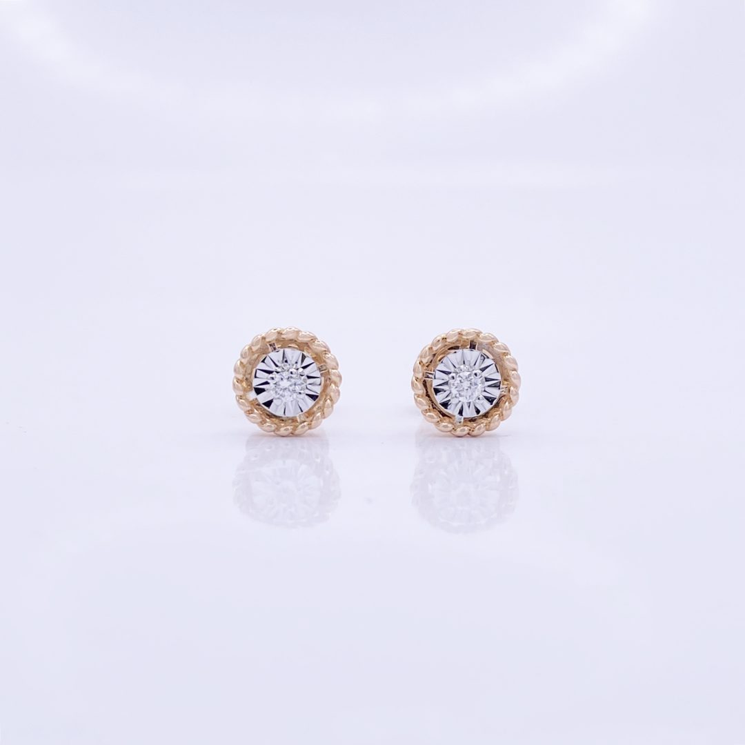 Solitaire Diamond Earrings - ER91/6