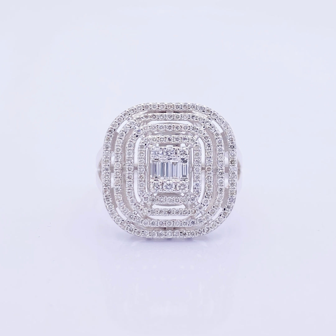 Diamond Ring with Baguettes - R76/1T