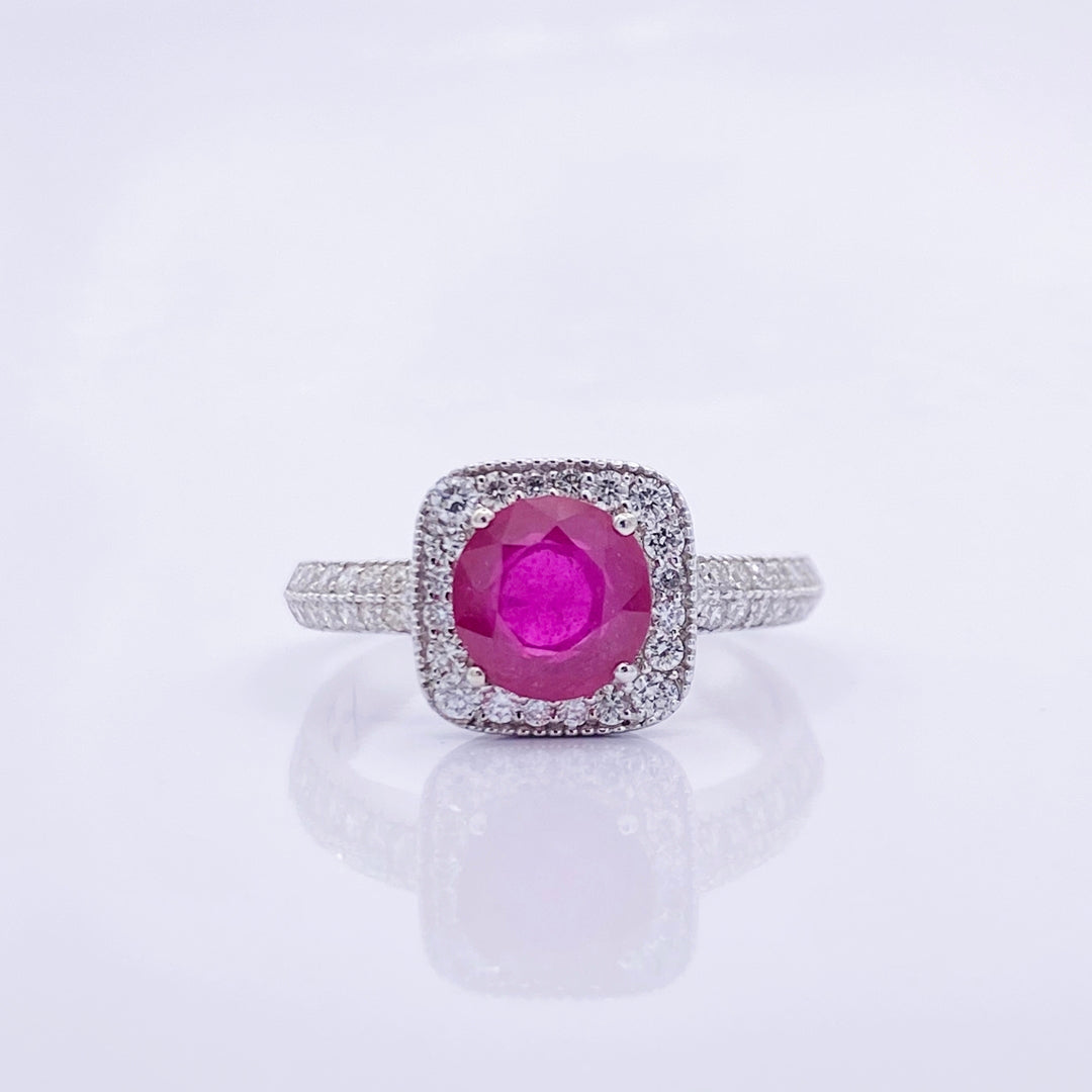 Ruby Diamond Ring - R103/2