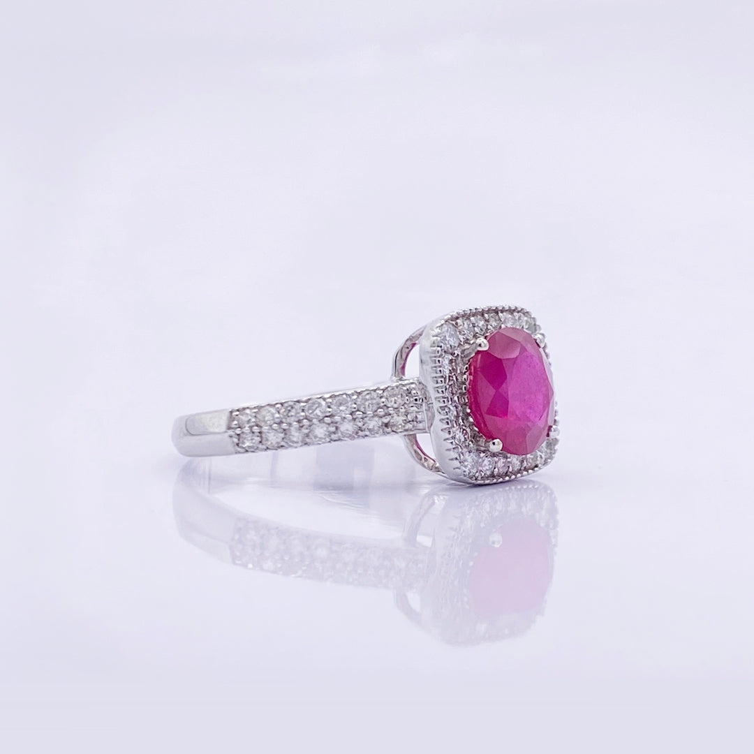 Ruby Diamond Ring - R103/2