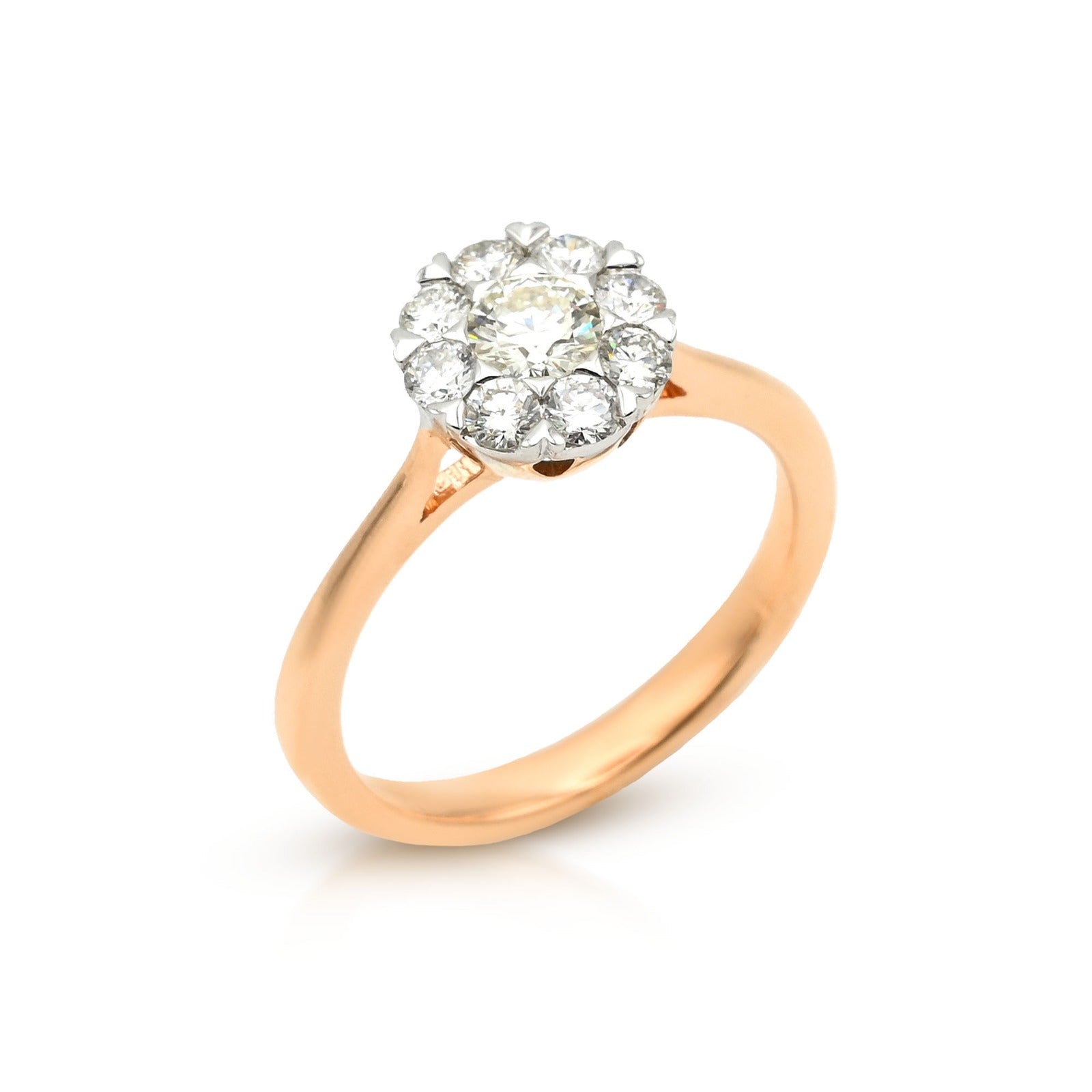 Round Illusion Diamond Ring - R4880