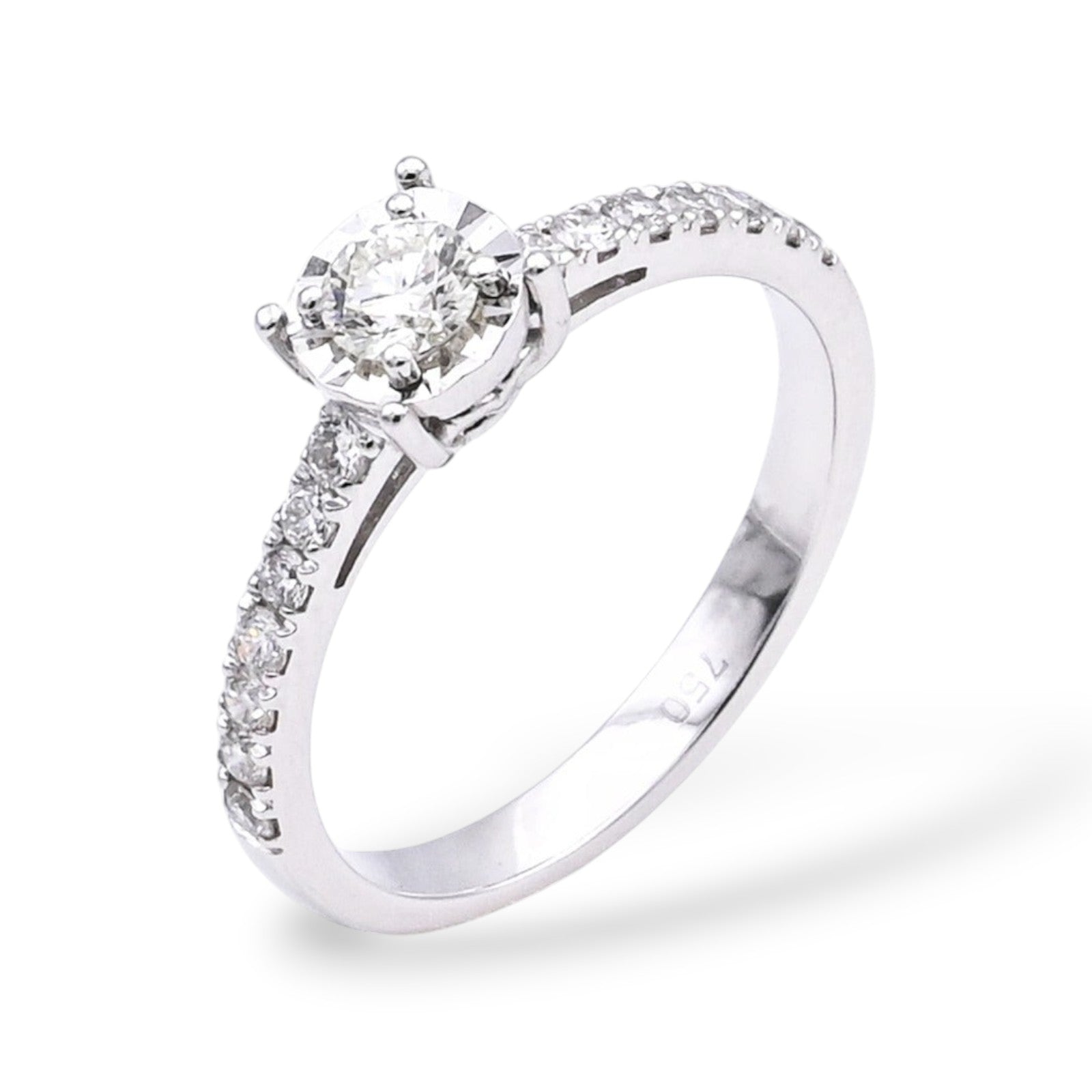 Solitaire Diamond Ring KR101