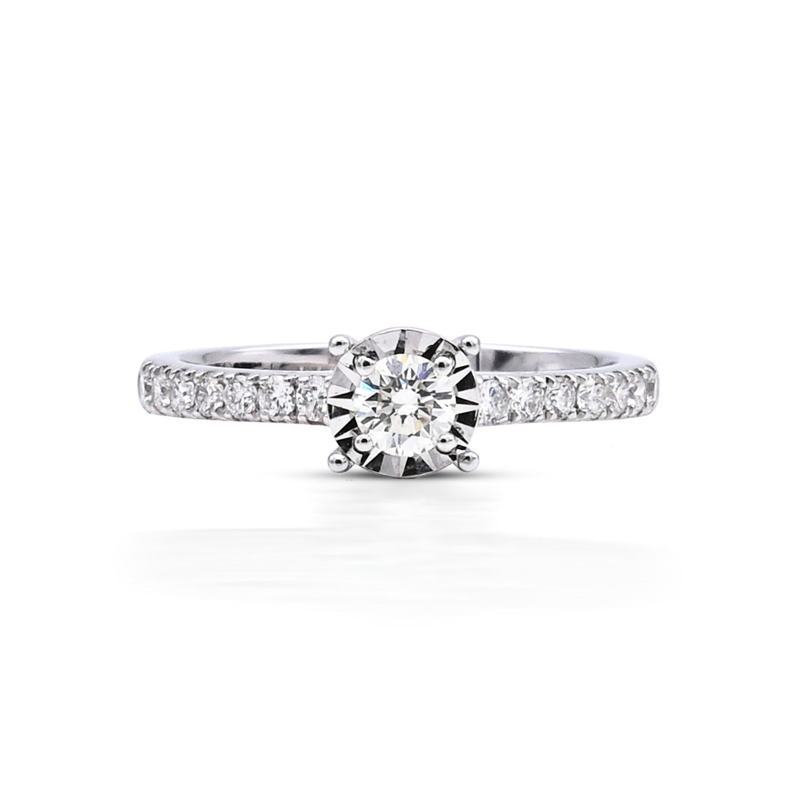 Solitaire Diamond Ring KR101