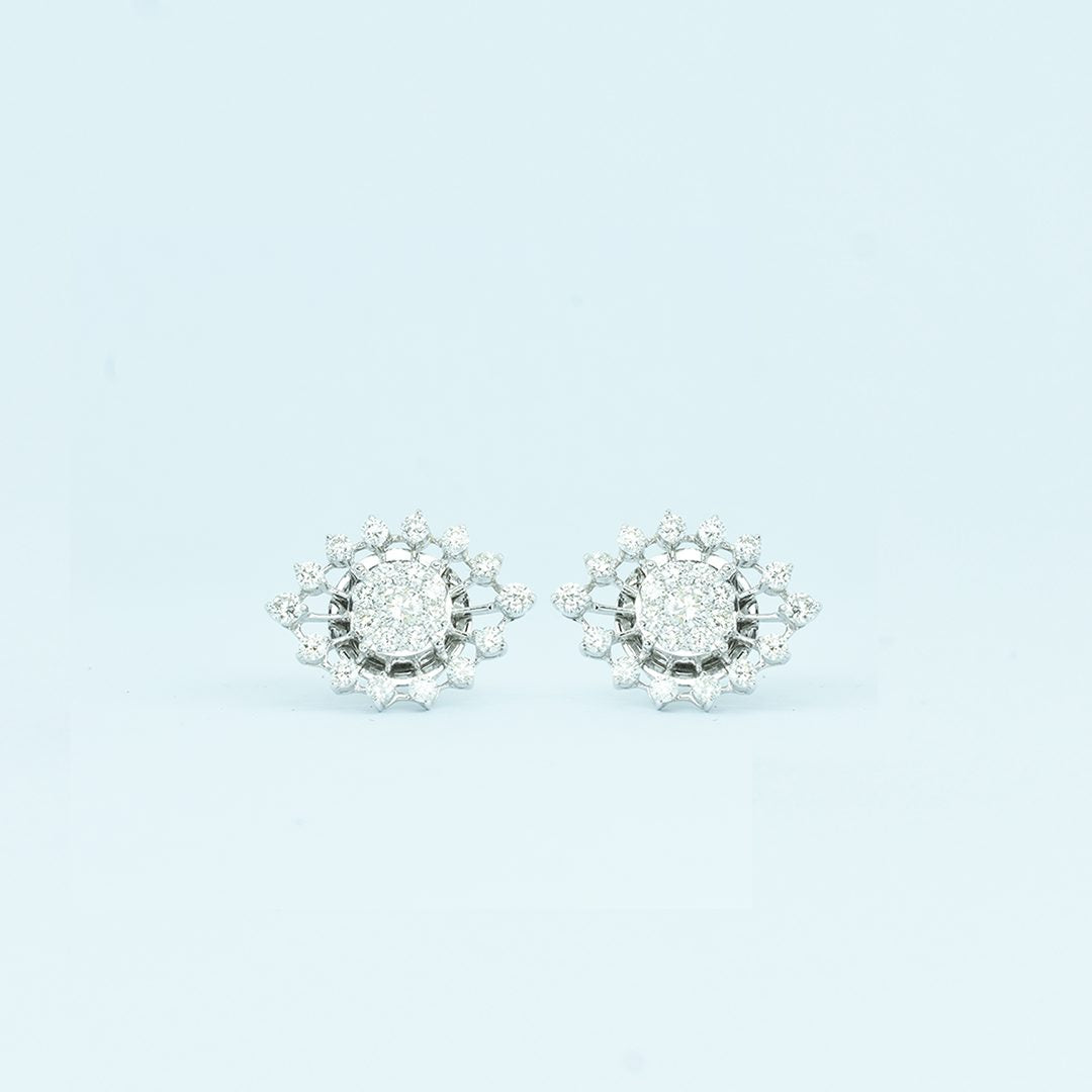 Diamond Earring - 3902