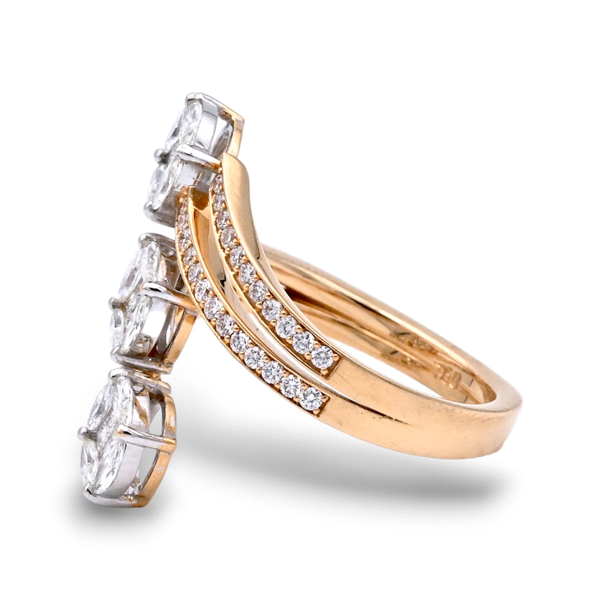 Fancy Wrap Diamond Ring - R6844