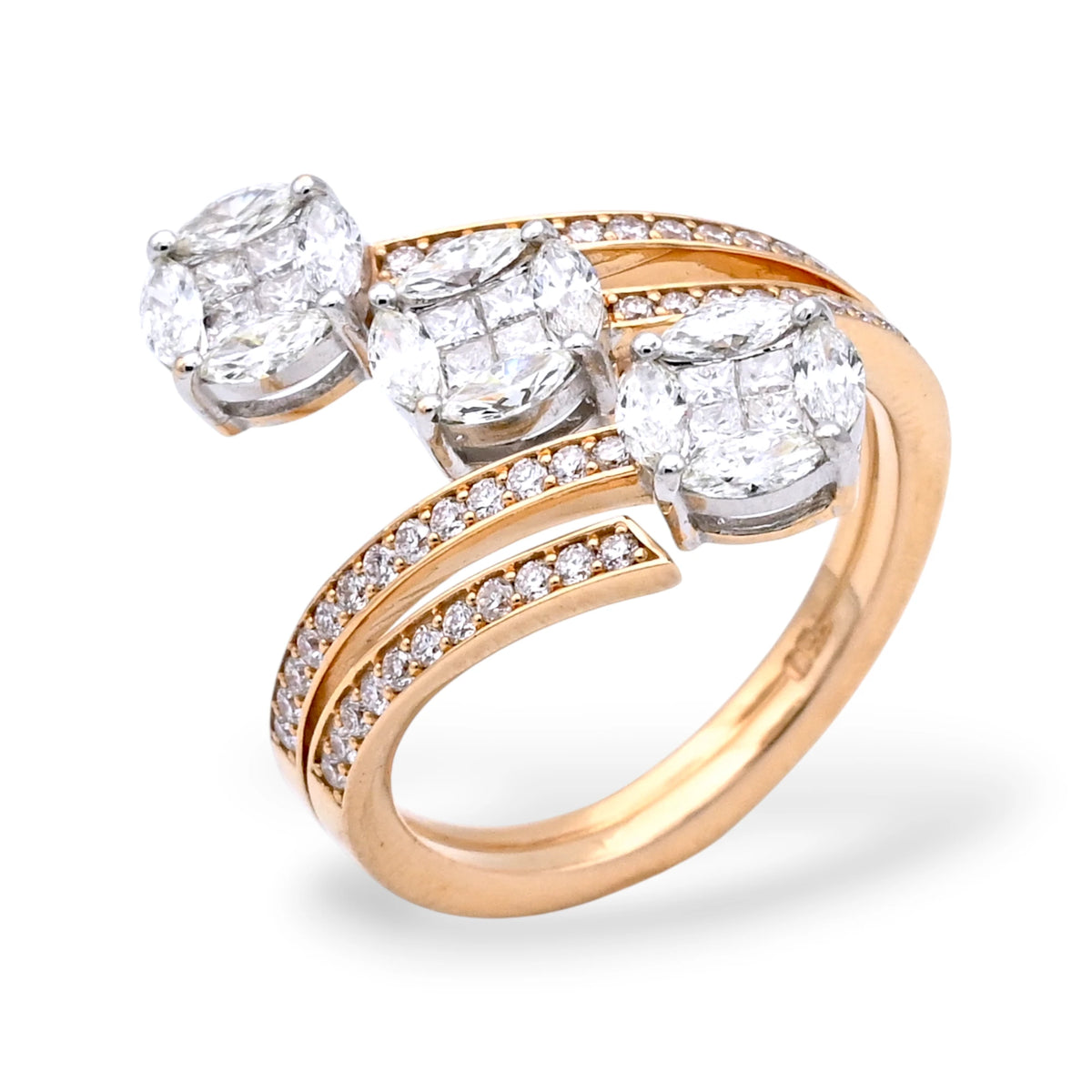 Fancy Wrap Diamond Ring - R6844