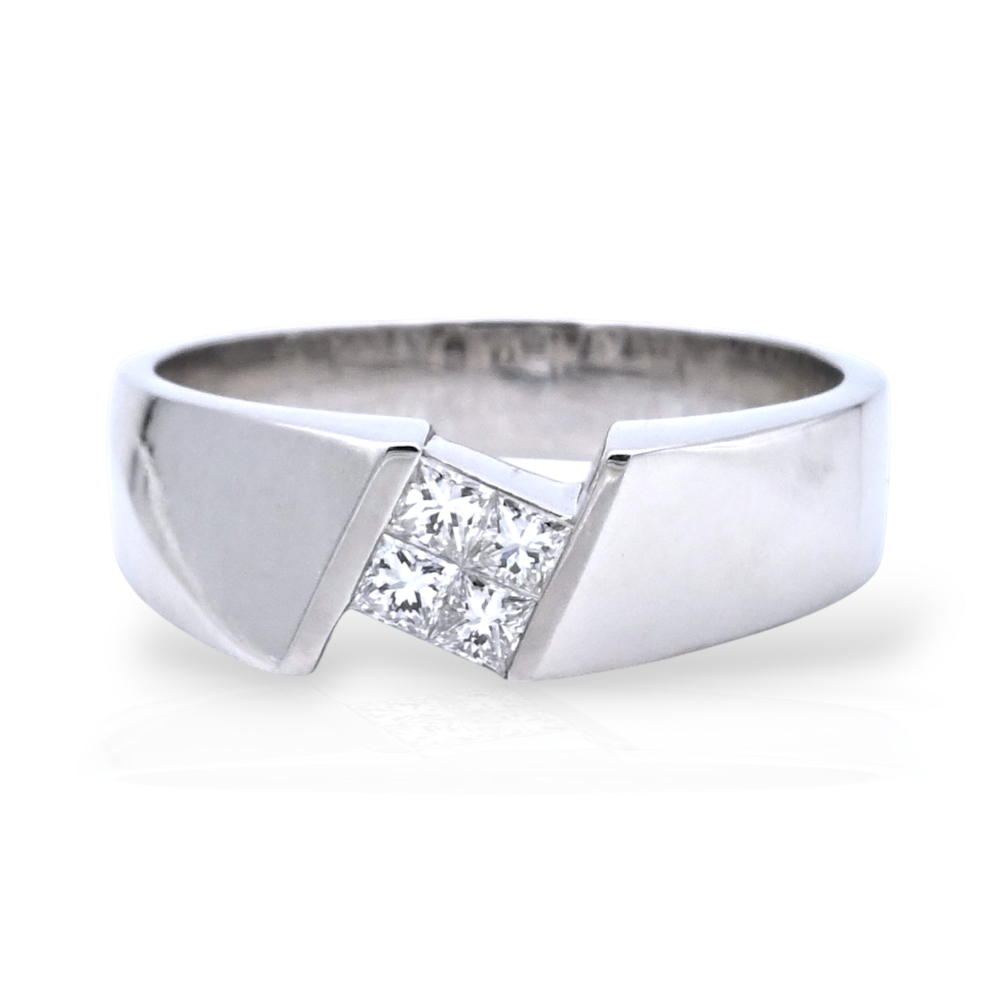 Platinum Men's Diamond Ring - R4610