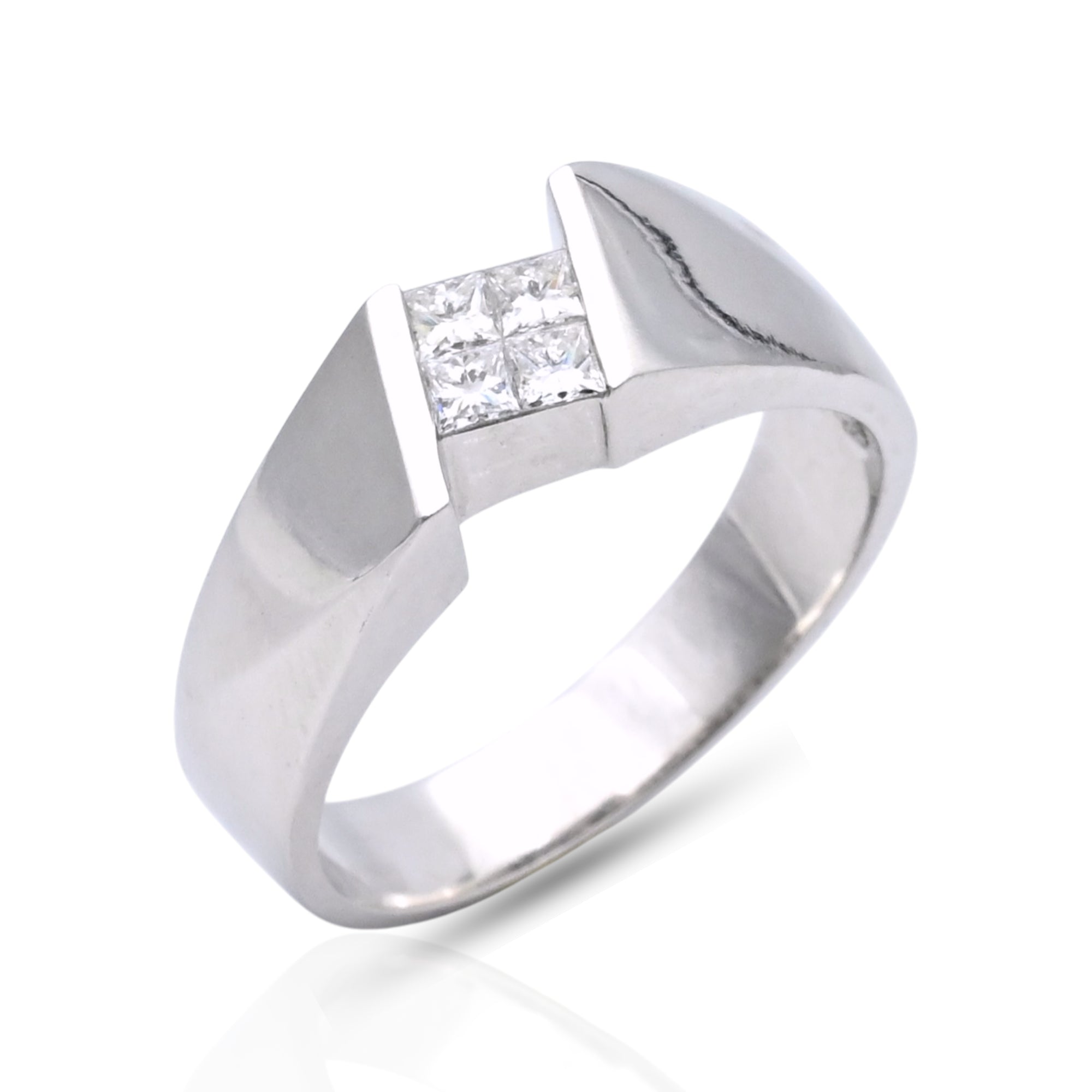 Platinum Men's Diamond Ring - R4610