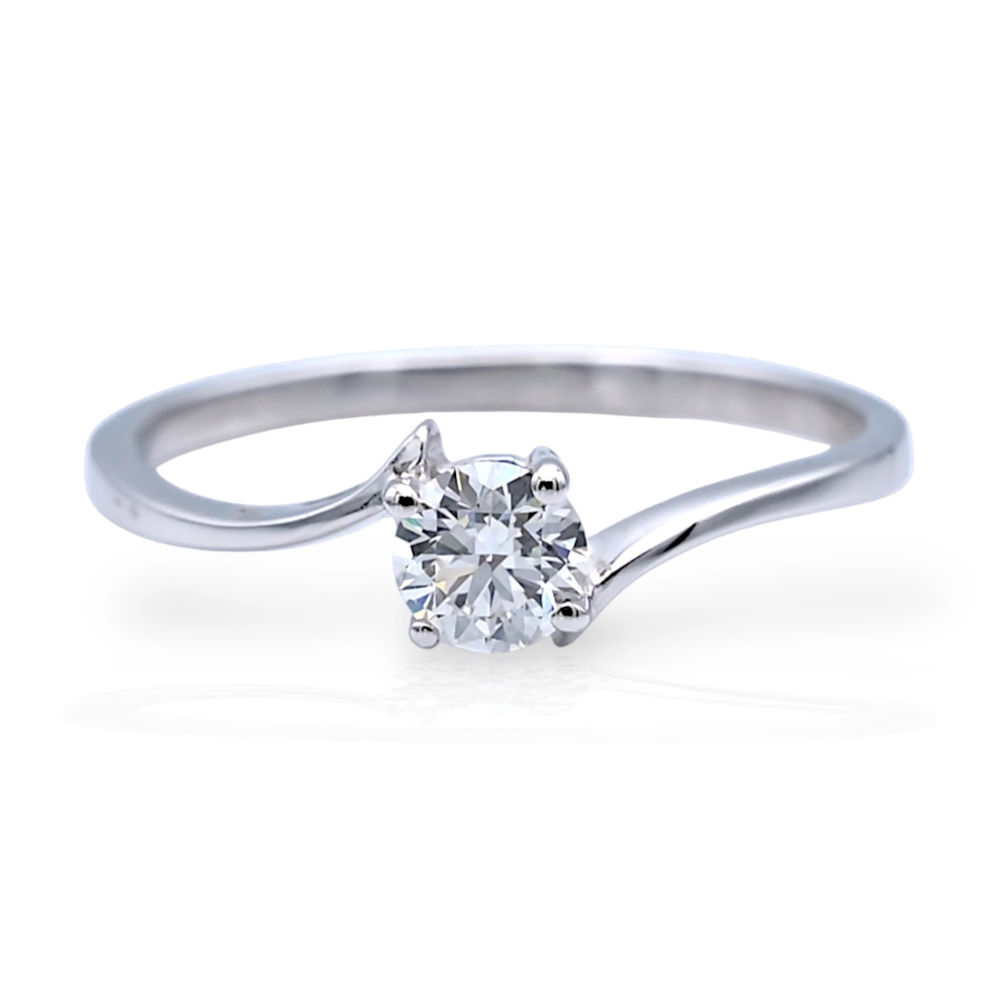 Solitaire Diamond Ring - KR111