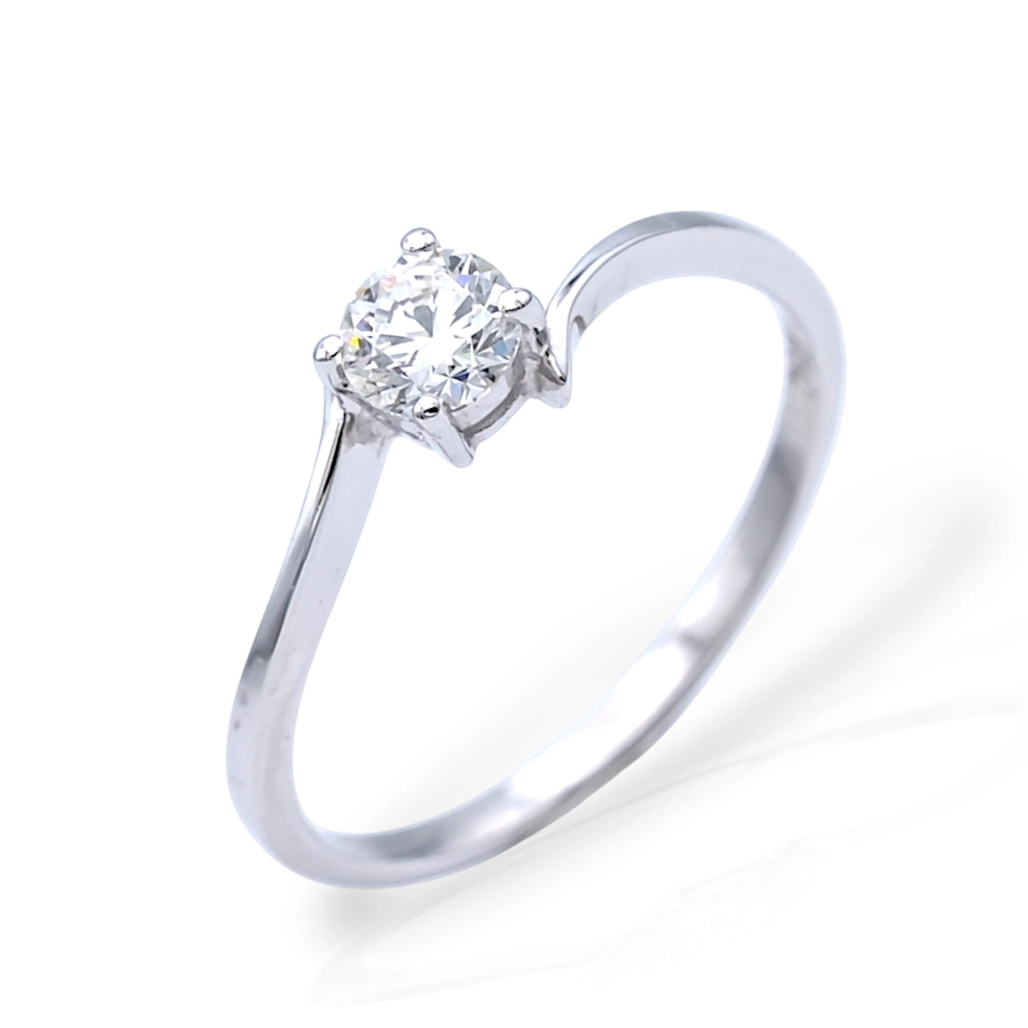 Solitaire Diamond Ring - KR111