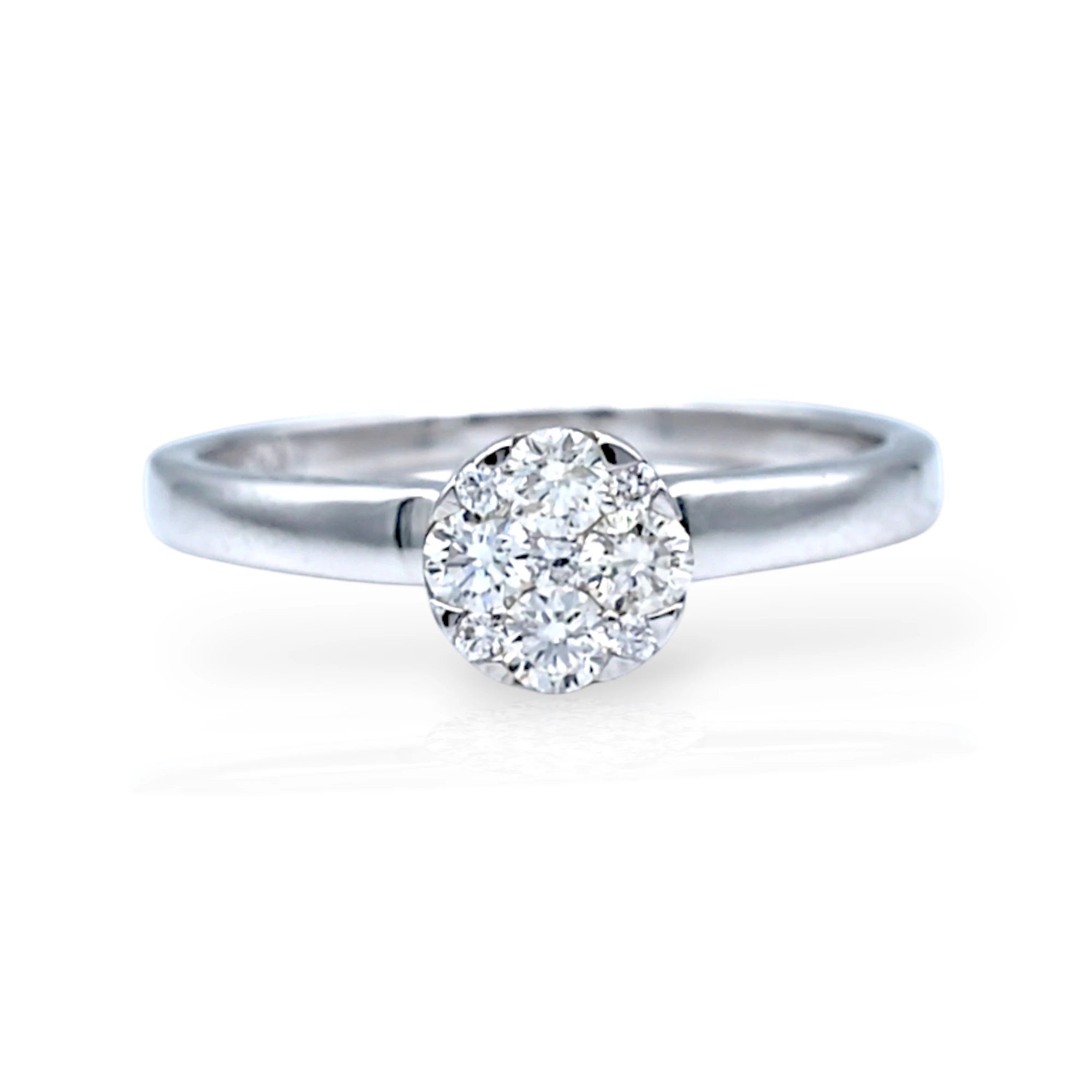 Cluster Illusion Diamond Ring - R4417