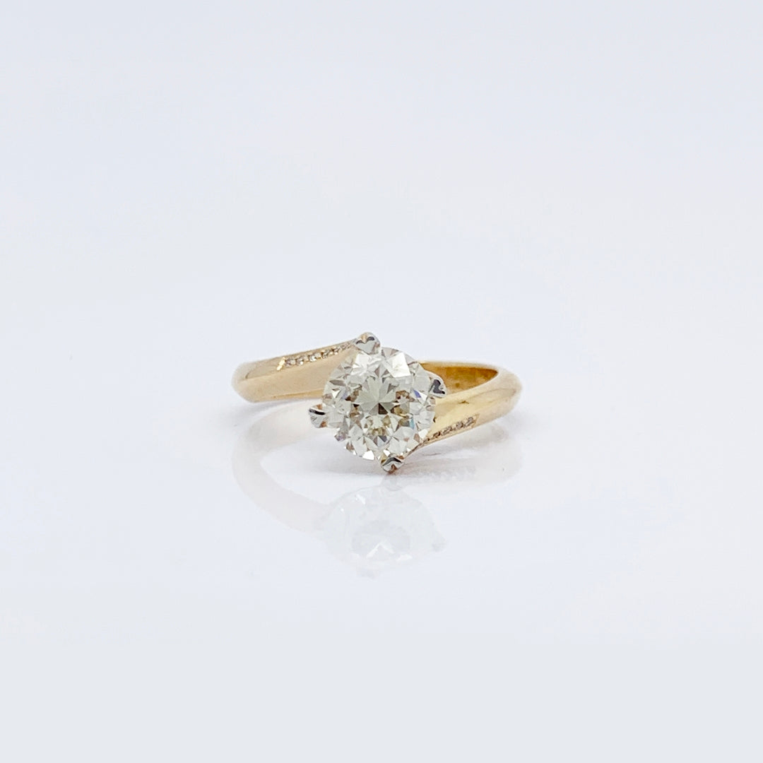 Solitaire Diamond Ring - R5130
