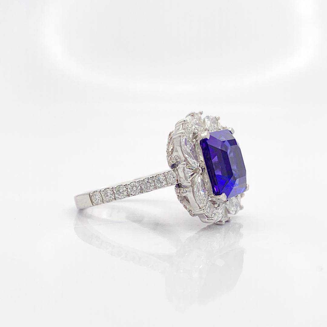 Tanzanite Diamond Ring - R6578