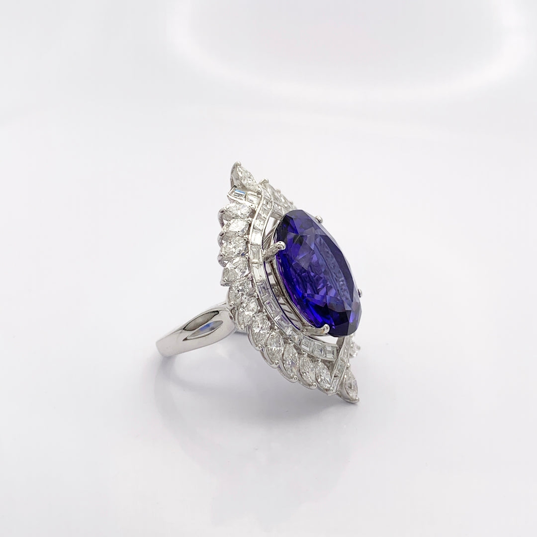 Tanzanite Diamond Ring - R140/5
