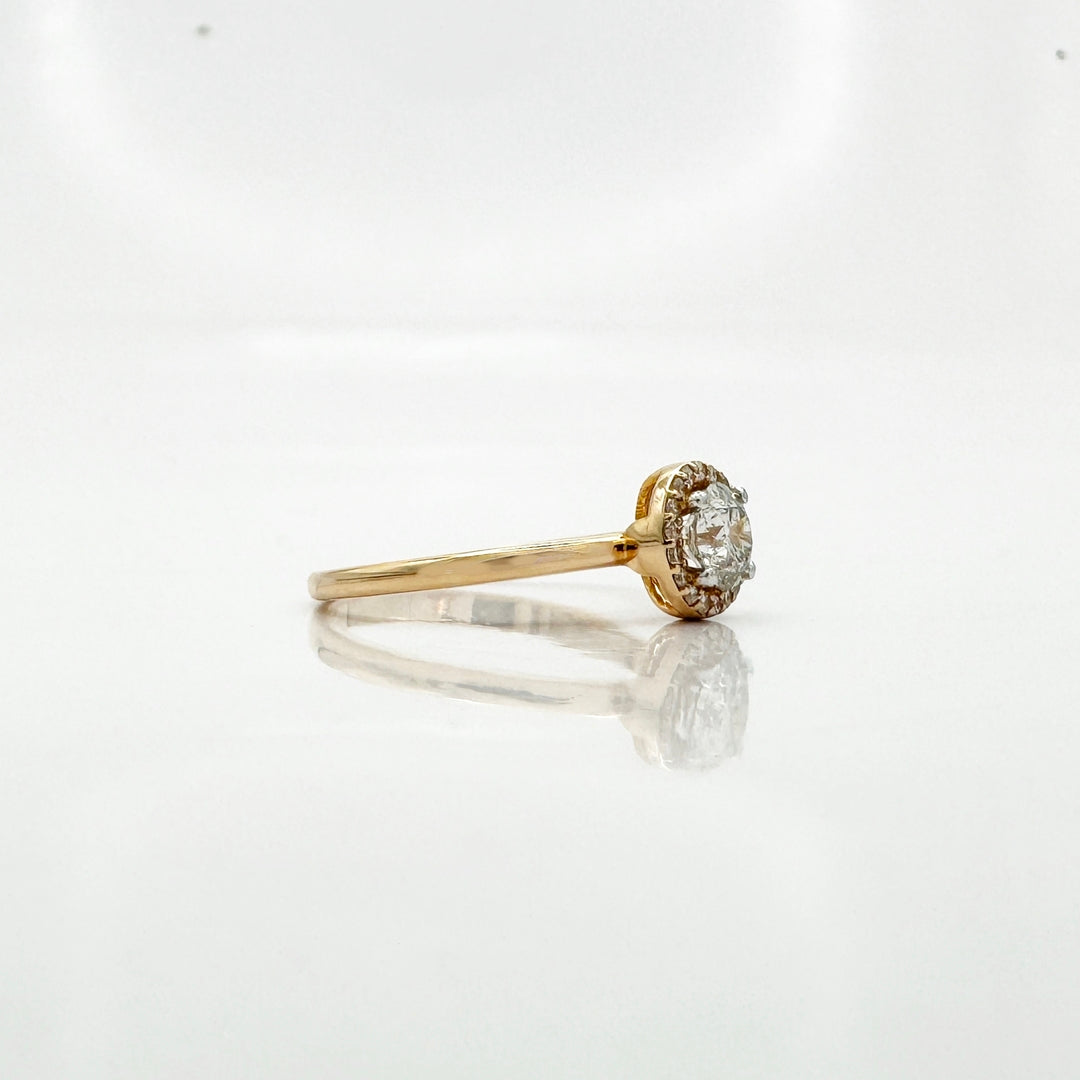 Halo Solitaire Engagement Ring - R35/12