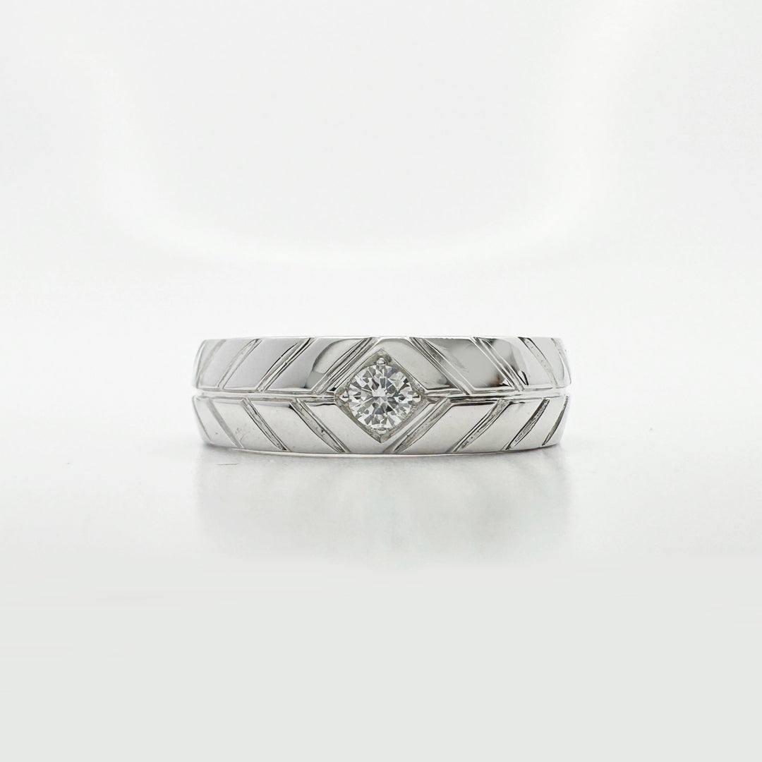 Platinum Diamond Ring for Men - R5294