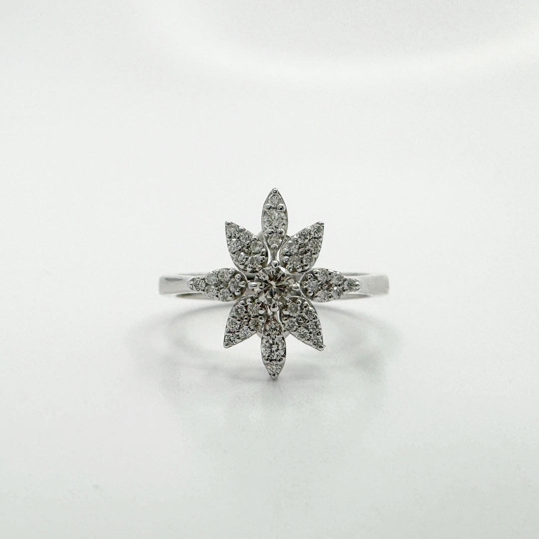 Octagram Star Diamond Ring - R102/8