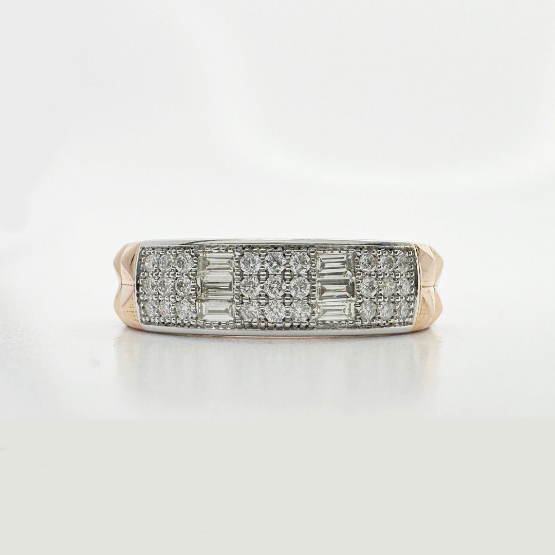 Diamond Band with Pave Setting - R103/2