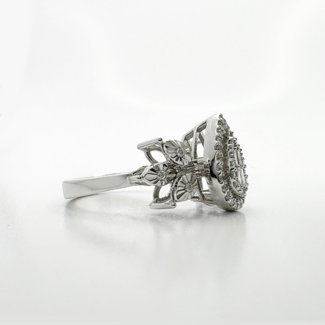 Pear Drop Diamond Ring - R103/1