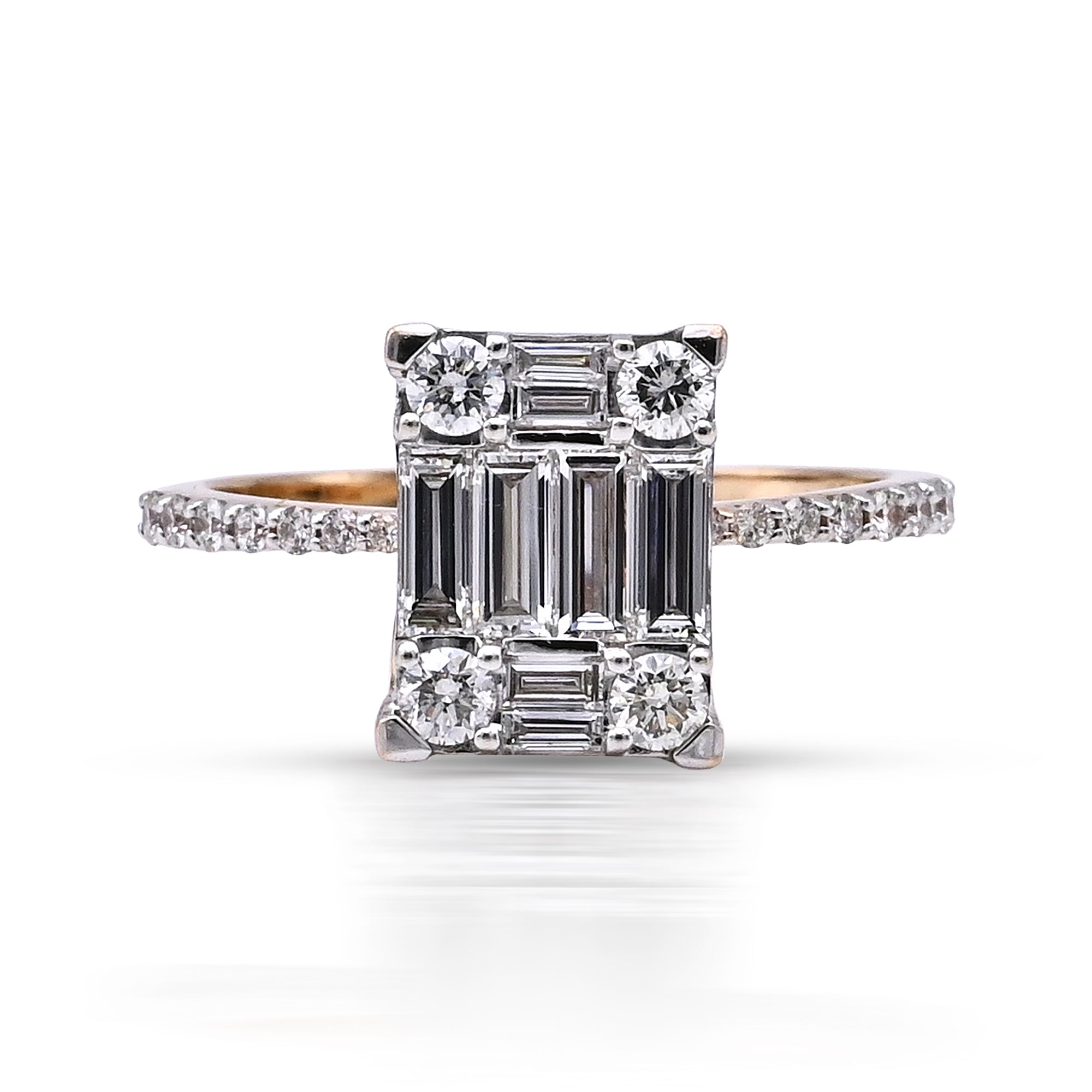 Baguette Diamond Ring R6648