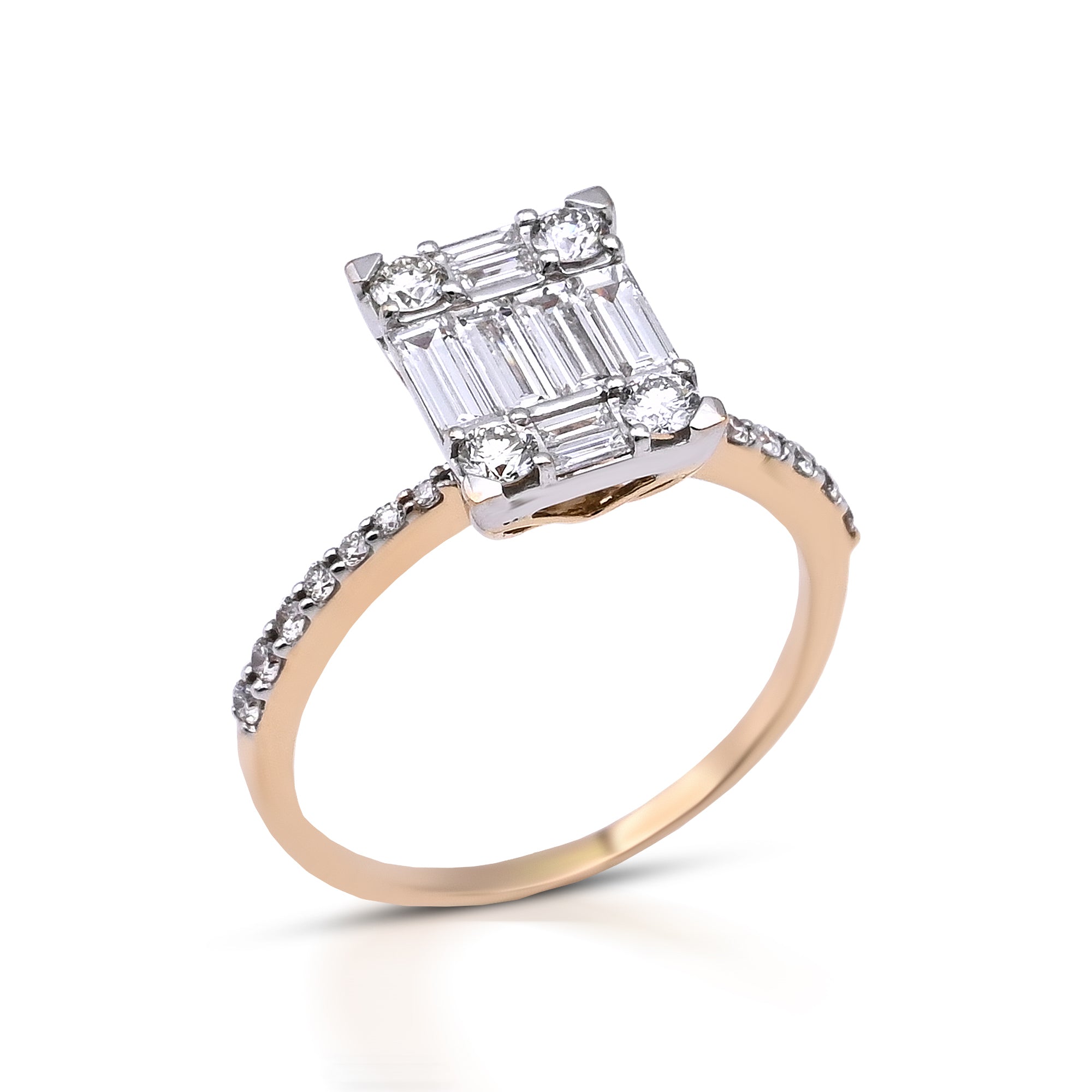 Baguette Diamond Ring R6648