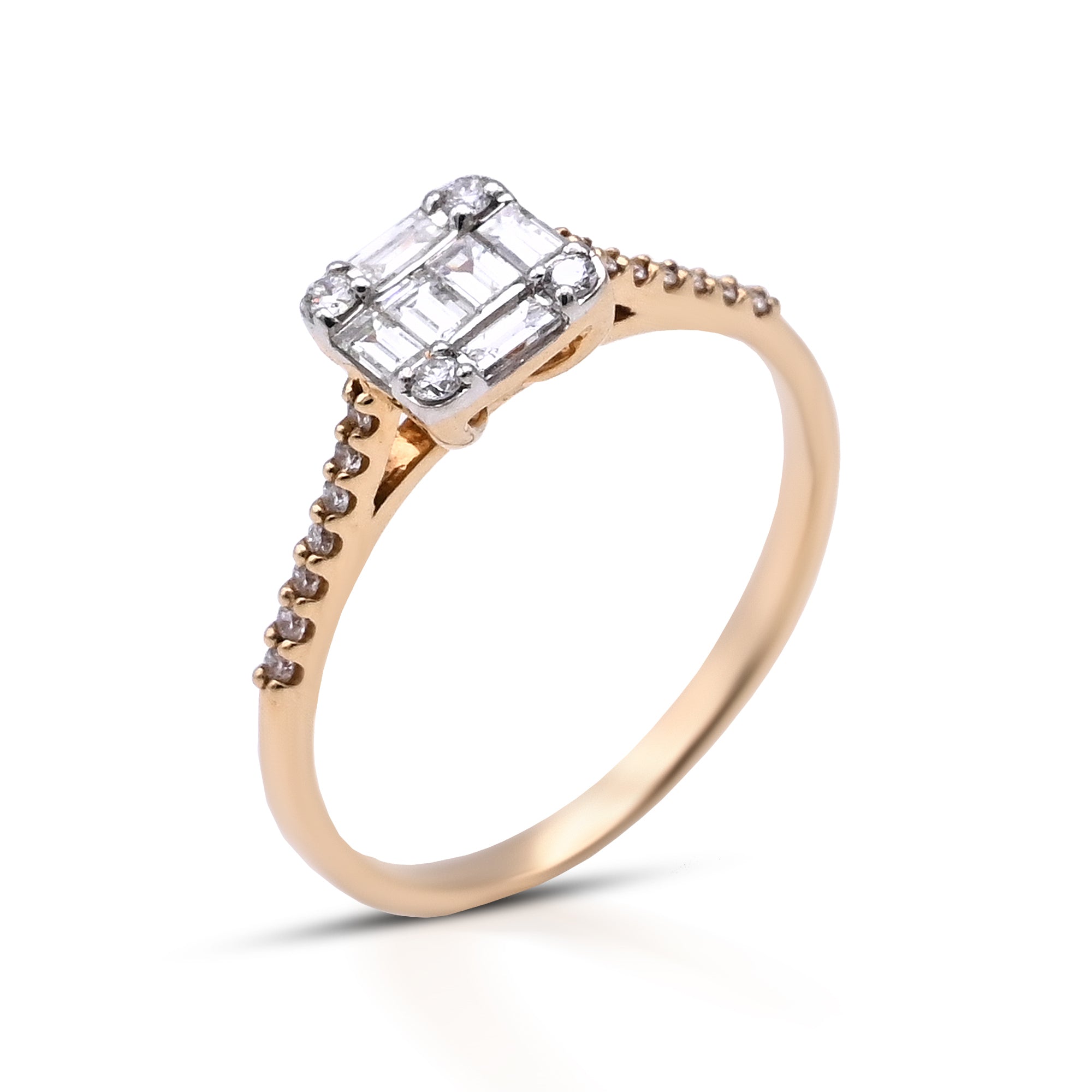 Square Diamond Ring - R5889