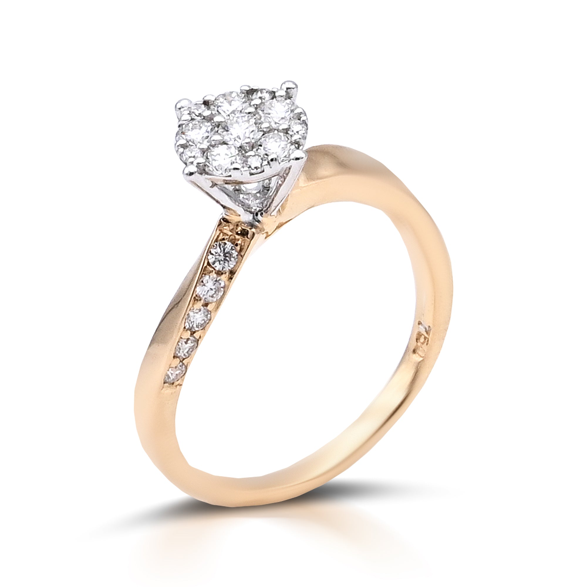 Cluster Diamond Ring R5112