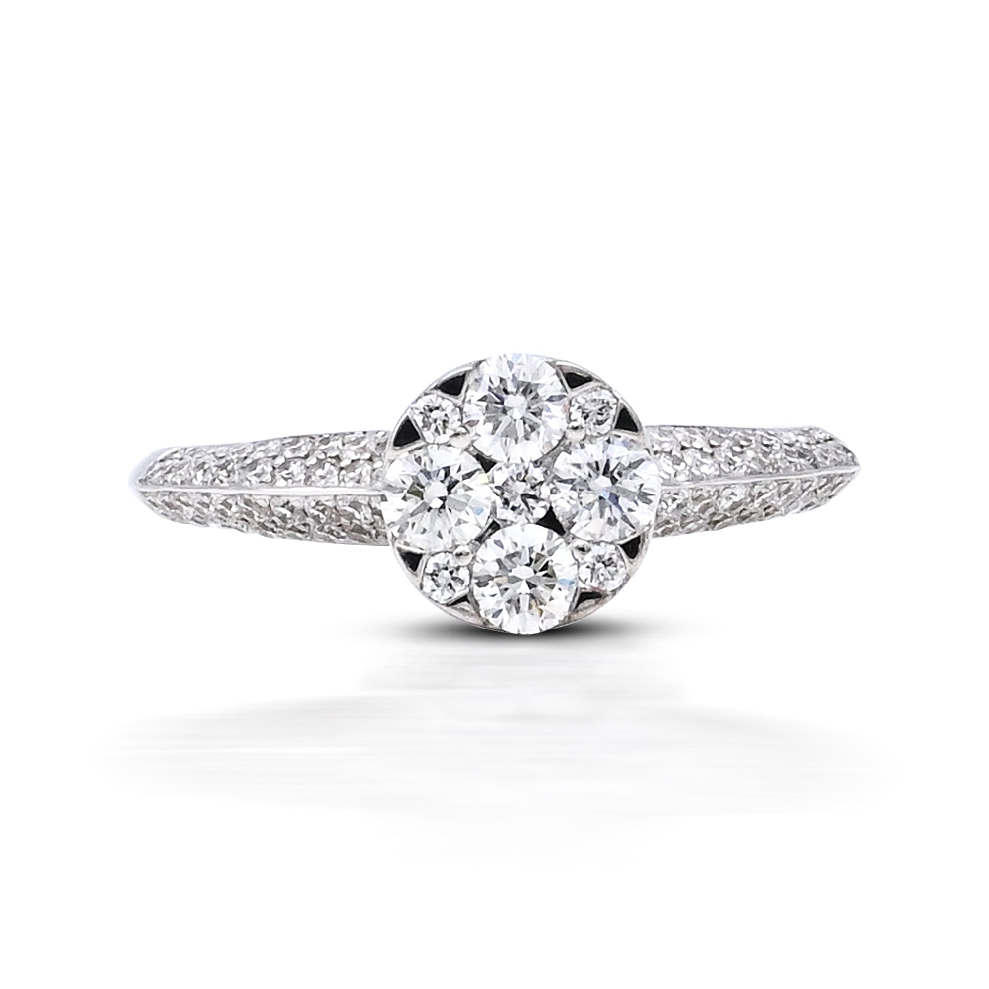 Cluster Diamond Ring R12/14