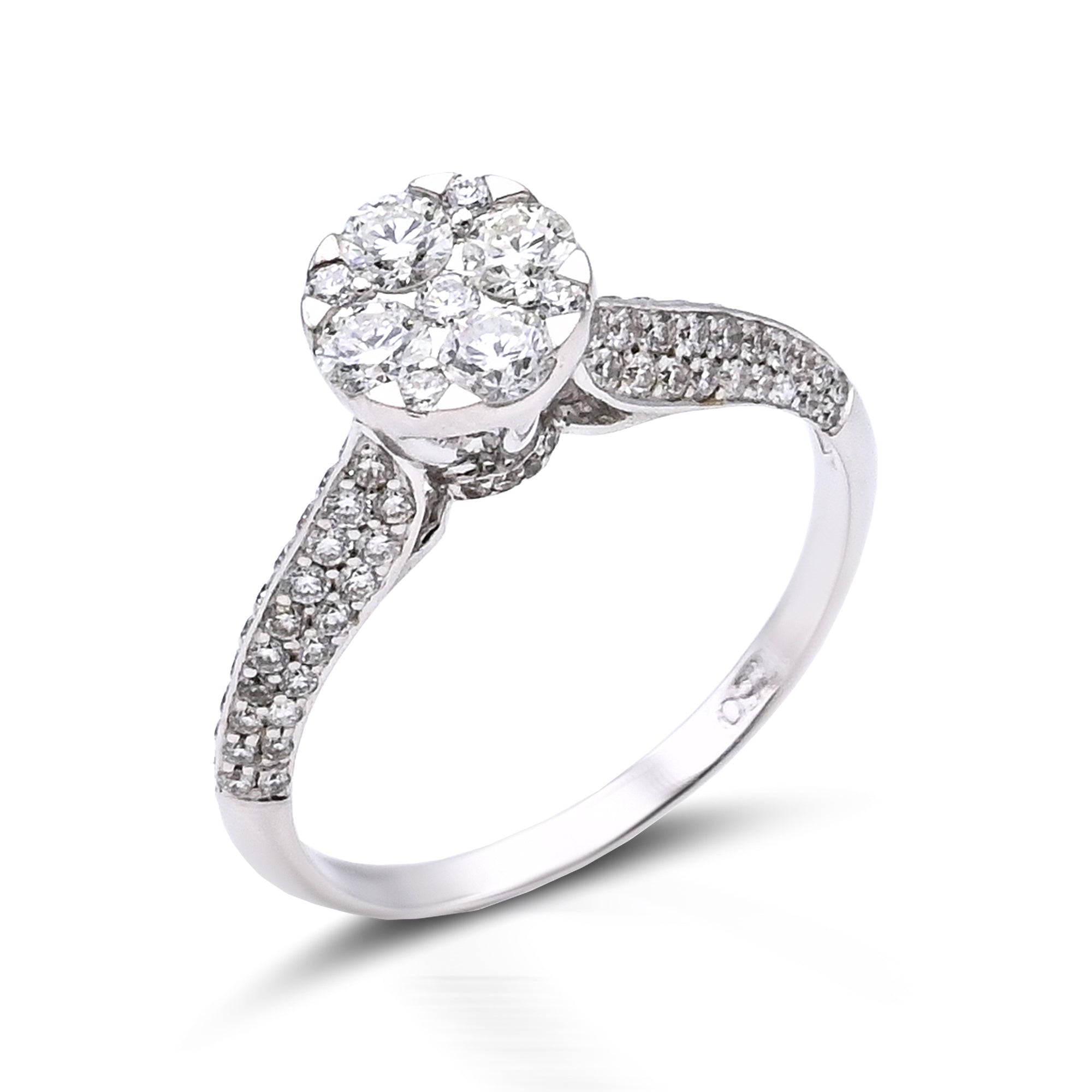 Cluster Diamond Ring R12/14