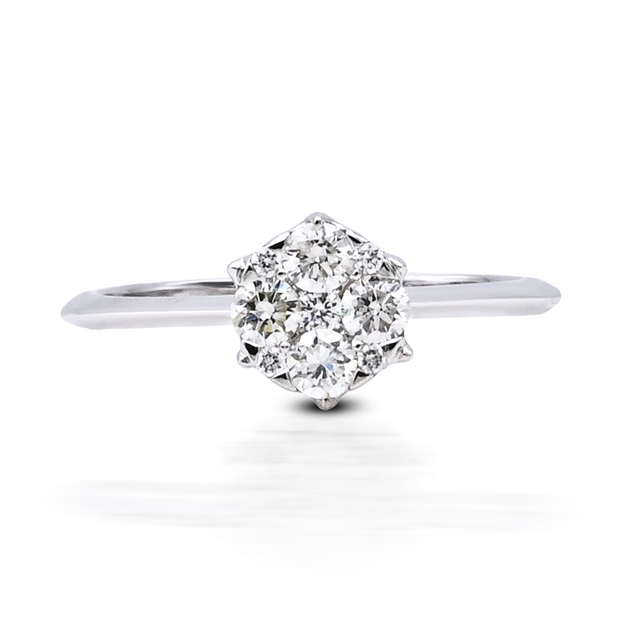 Cluster Diamond Ring R5994