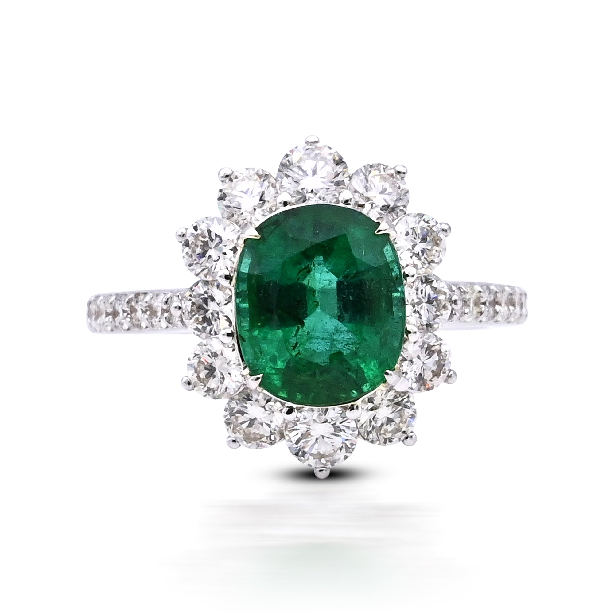 Emerald Diamond Ring - R163/2