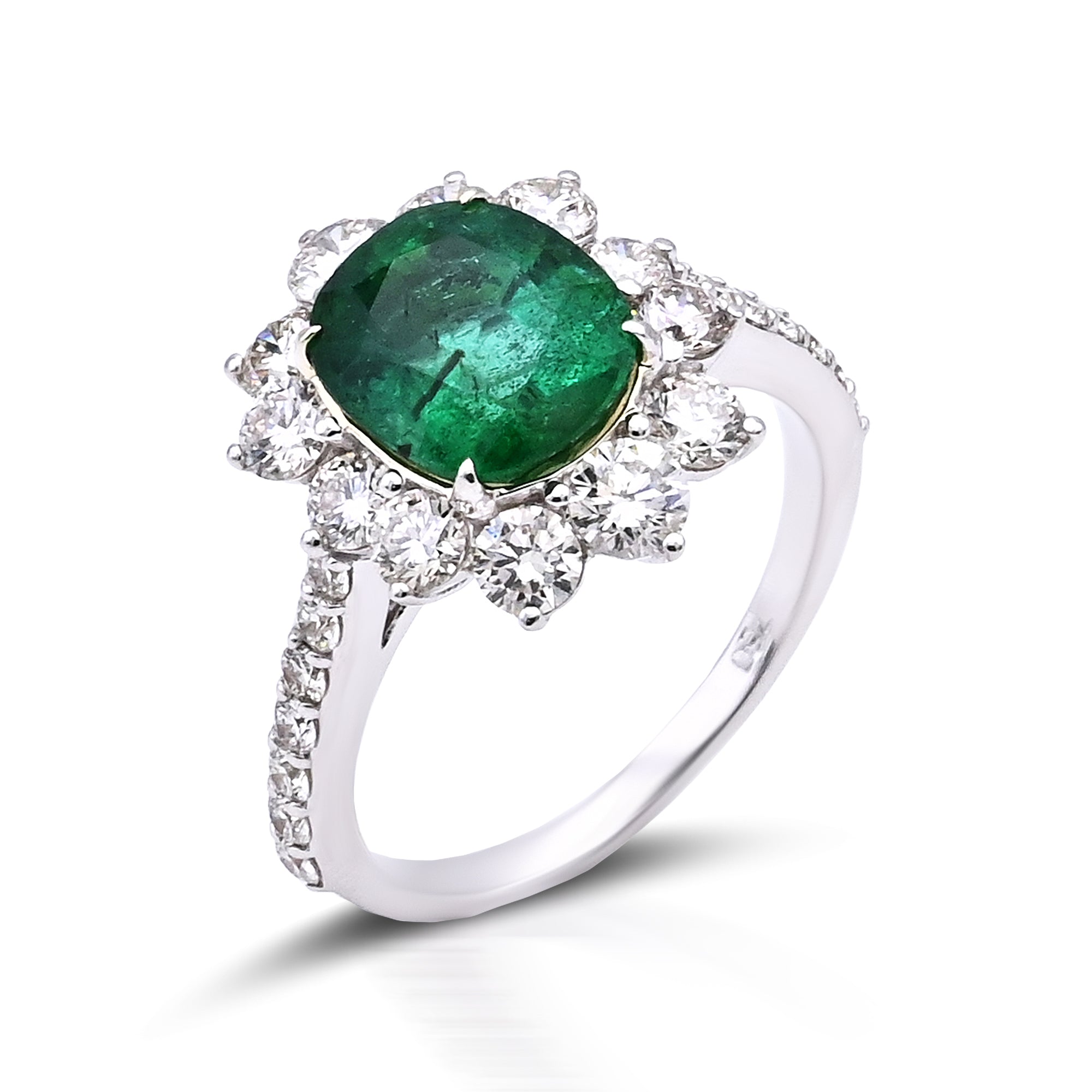 Emerald Diamond Ring - R163/2