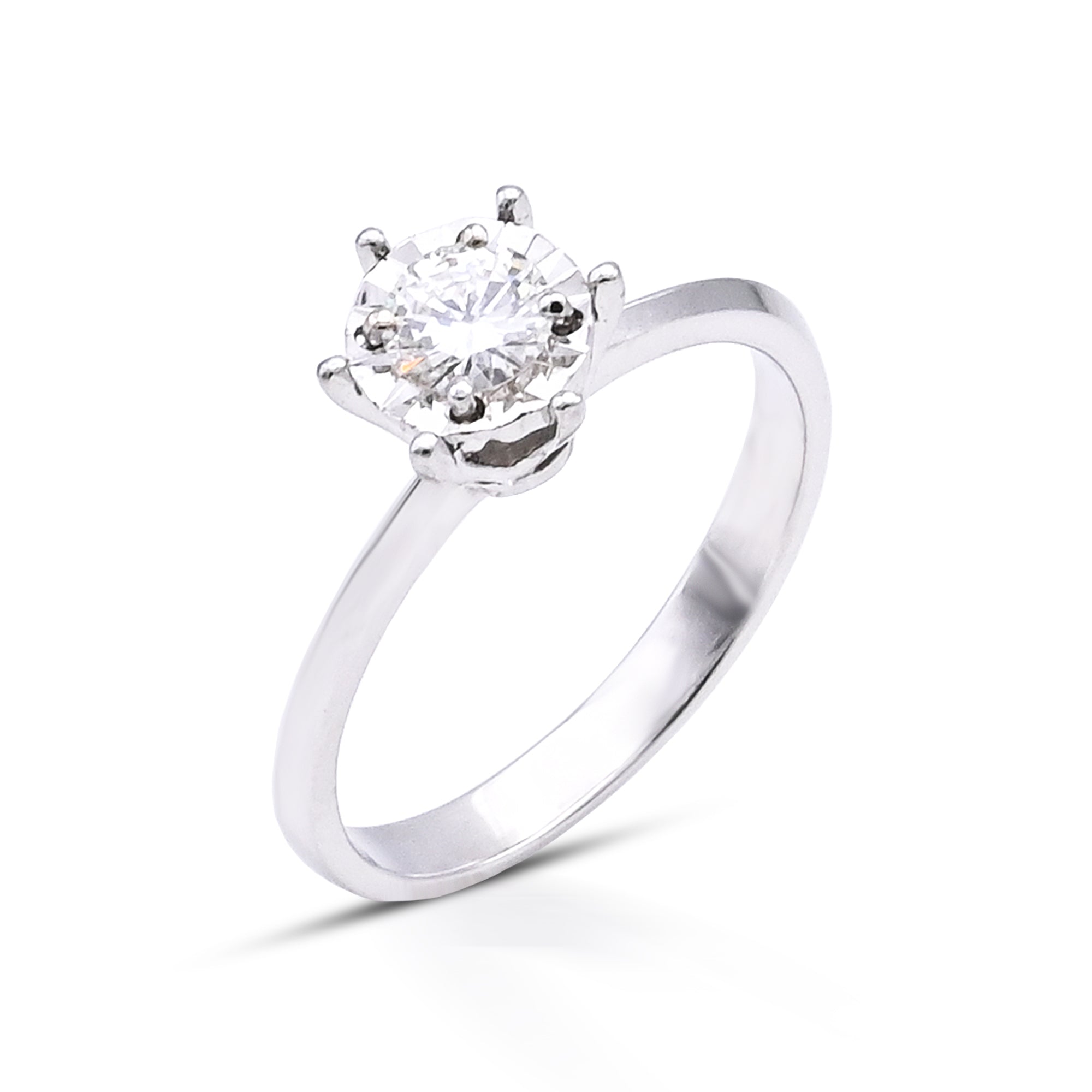 Solitaire Diamond Ring KR105