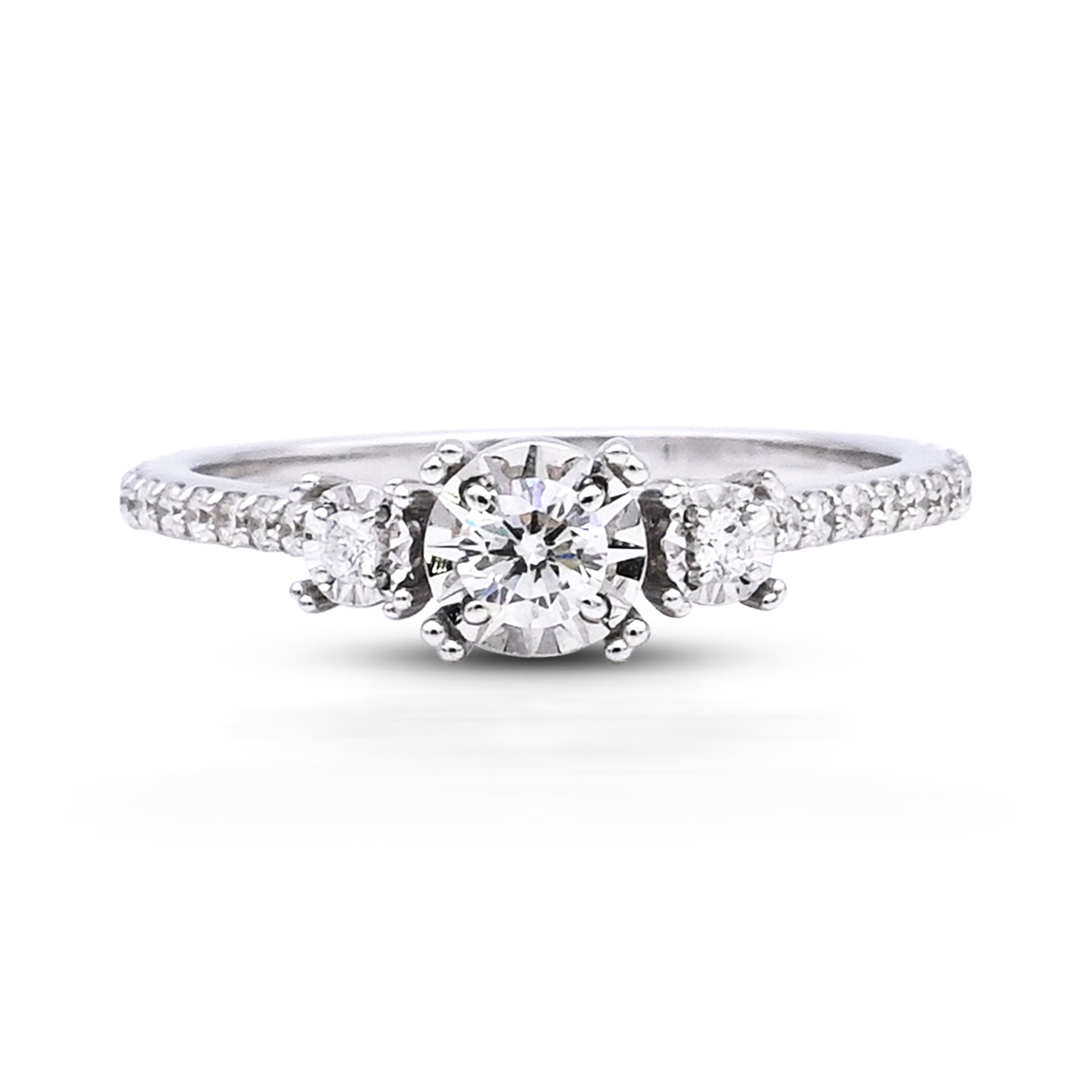 Solitaire Diamond Ring KR106