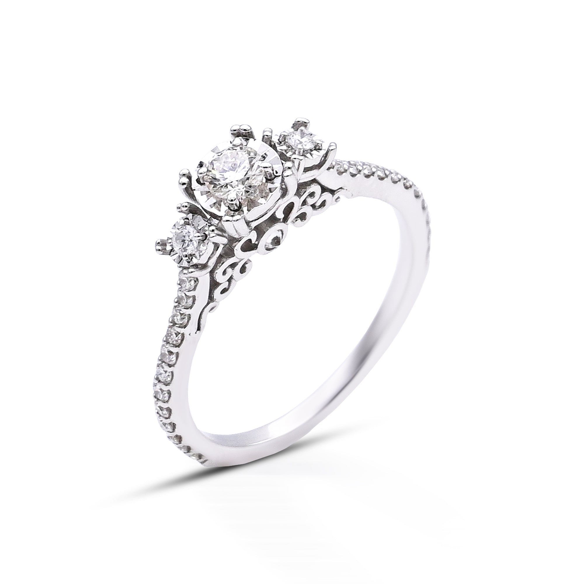 Solitaire Diamond Ring KR106