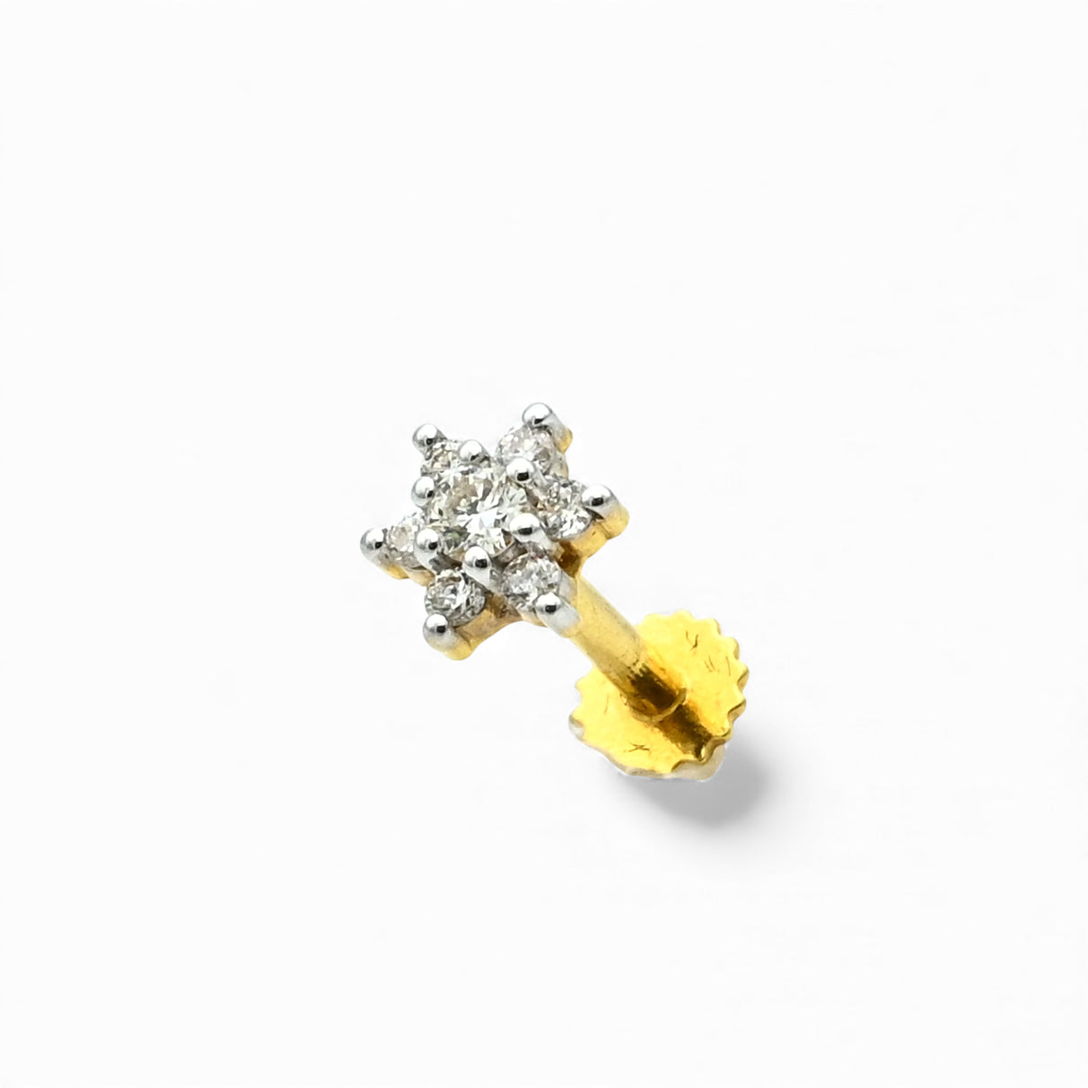 Diamond Flower Nosepin – NP Flower 9