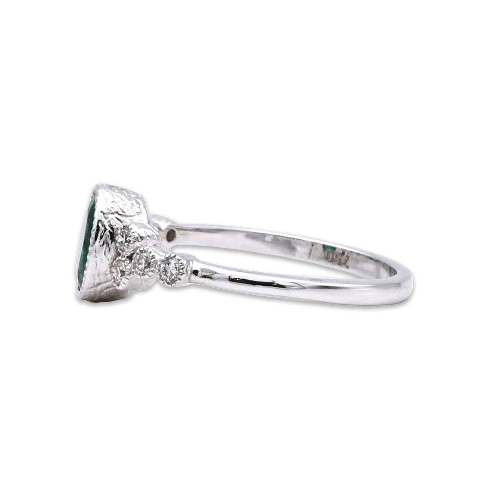 Emerald Diamond Ring KR104