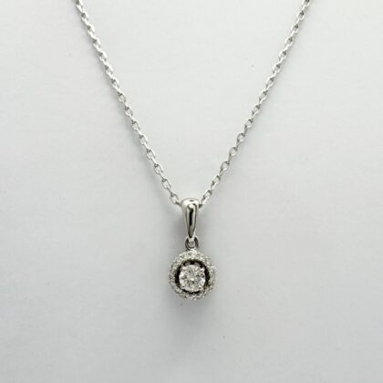 Solitaire Diamond Pendant