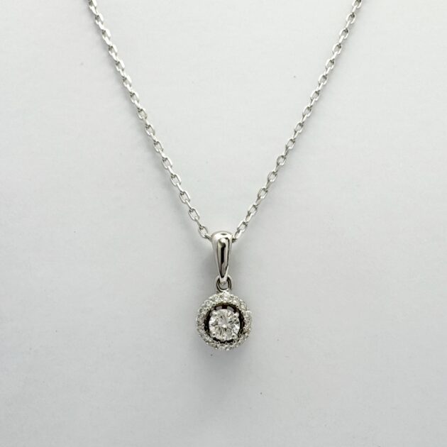 Solitaire Diamond Pendant